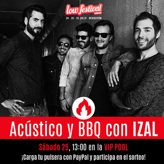 Acustico Barbacoa Izal Low Festival 2015 Paypal