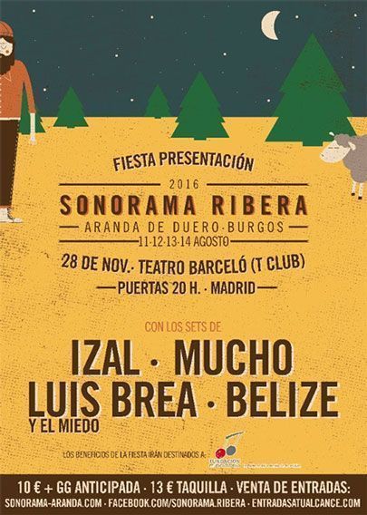 Fiesta Presentación Sonorama Ribera 2016
