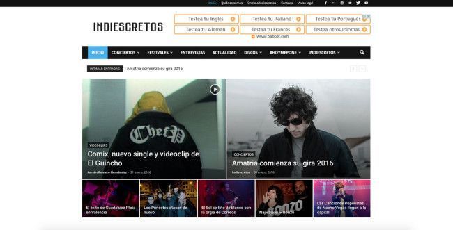 Indiescretos Web