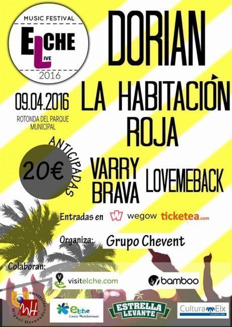 Cartel Elche Live Music Festival| Indiescretos Indie Español