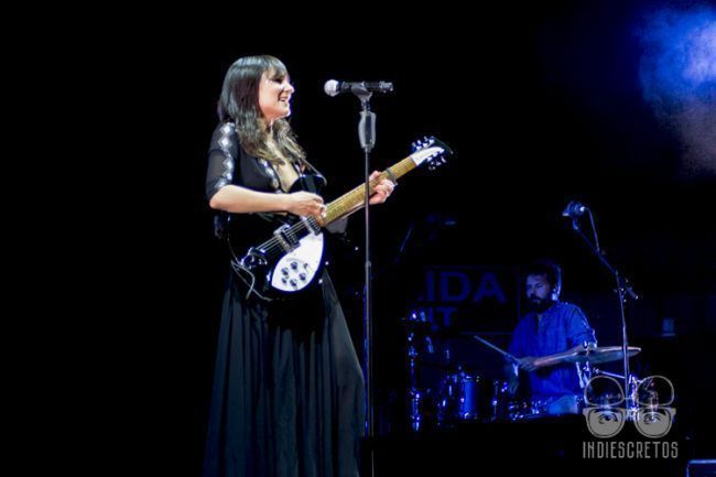 Amaral en el BarclayCard Center, 19/5/16, (foto: Mónica Arévalo)
