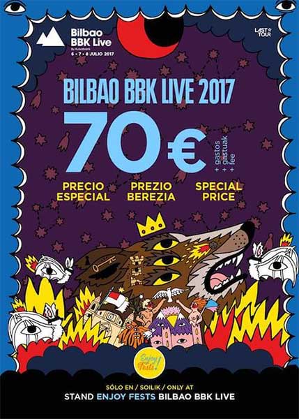 Bilbao BBK Live 2017 Cartel Inicial | Indiescretos Noticias Indie Español Festivales Festival Entrada Entradas Ticket Tickets