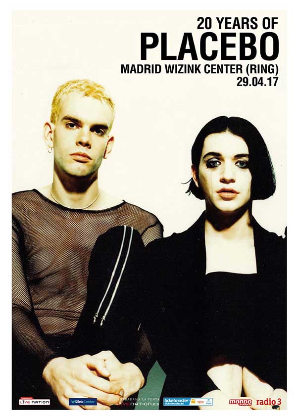Placebo Concierto 20 Aniversario Madrid Barcelona Granada | Indiescretos Music Indie Español España