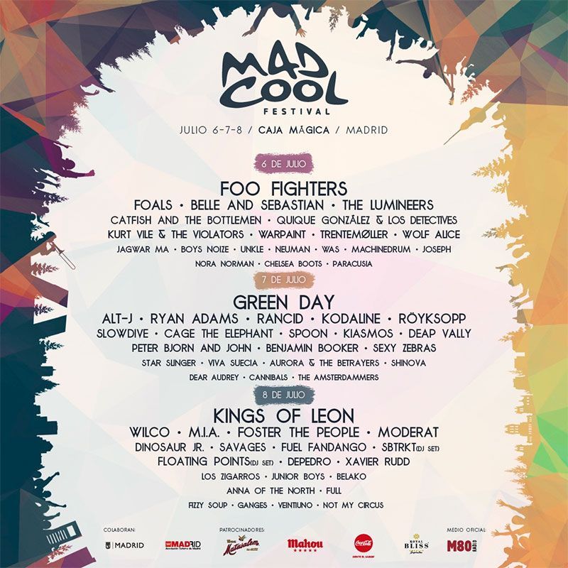 Mad Cool Festival 2017 | Indiescretos Noticias Musica Indie Español Festivales Tickets Abonos