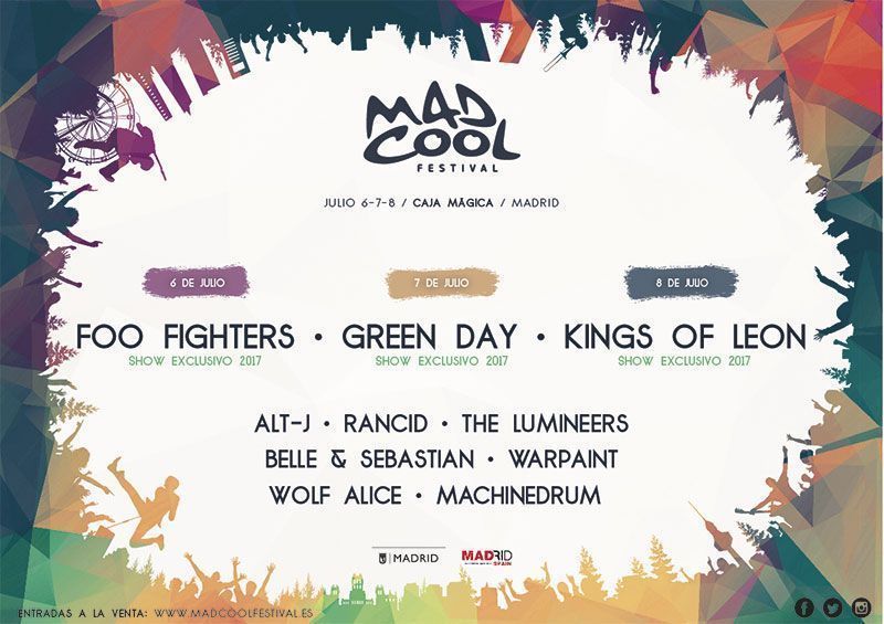 Mad Cool Festival 2017 Headliners