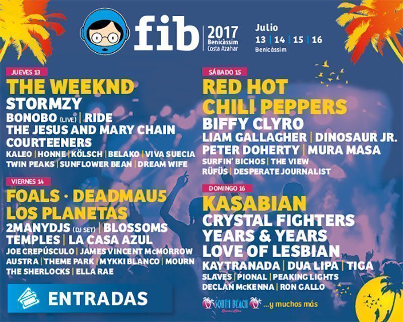 FIB 2017 The Weekend Foals | Indiescretos Noticias