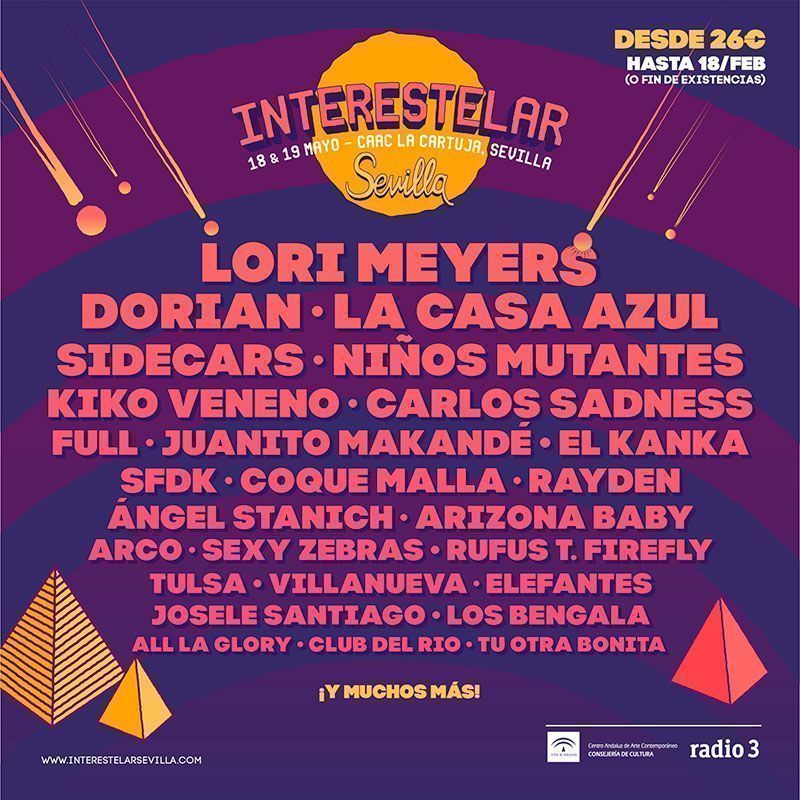 Interestelar Sevilla 2018 Cartel Febrero