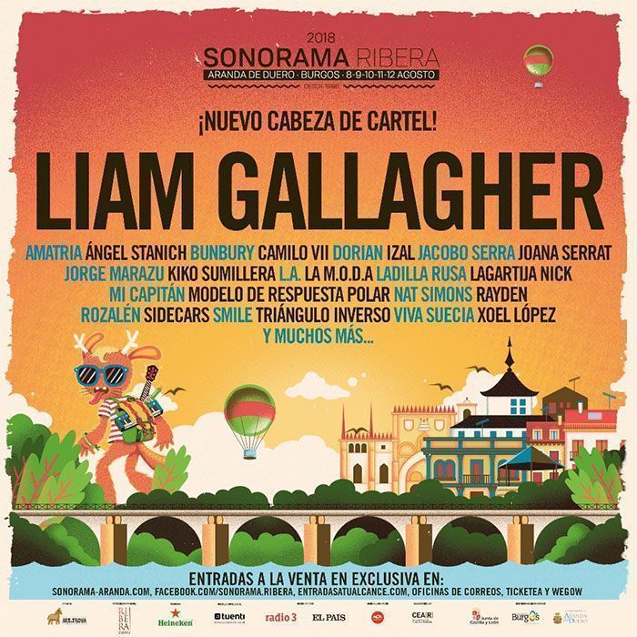 Sonorama Ribera 2018 Festival Liam Gallagher