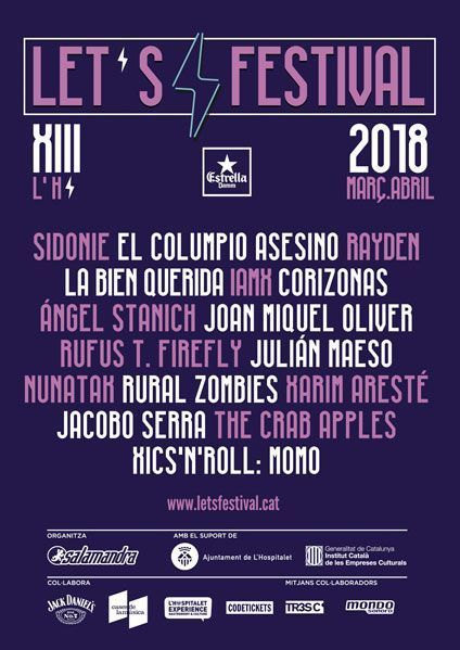 Lets Festival 2018 Cartel