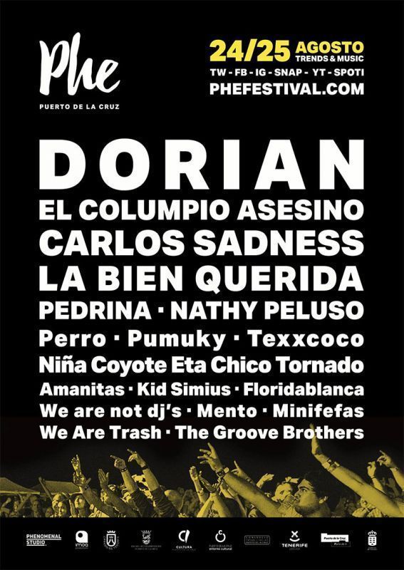 Phe Festival 2018 Cartel Lineup