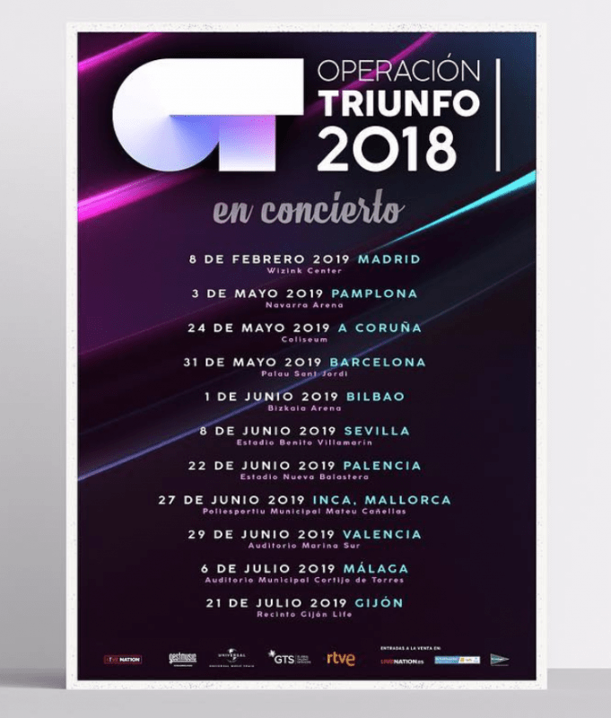 fechas gira ot 2018