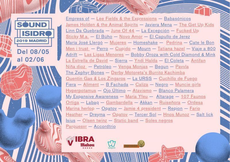 Cartel Sound Isidro 2019