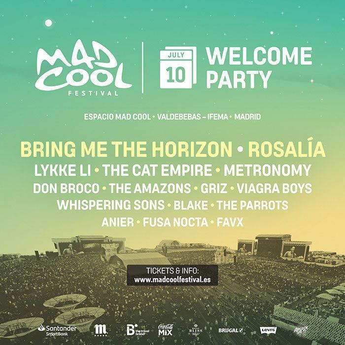 Welcome Party Mad Cool Festival 2019