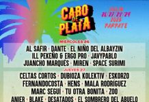 El Festival Cabo de Plata anuncia su cartel dividido por días Cartelxdias_CABODEPLATA