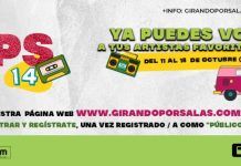 Mañana 11 de octubre se inician las votaciones populares de Girando Por Salas #GPS14 gps14-indiescretos