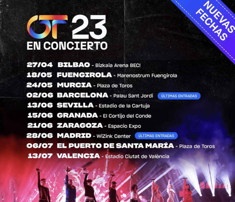 gira conciertos ot 2023