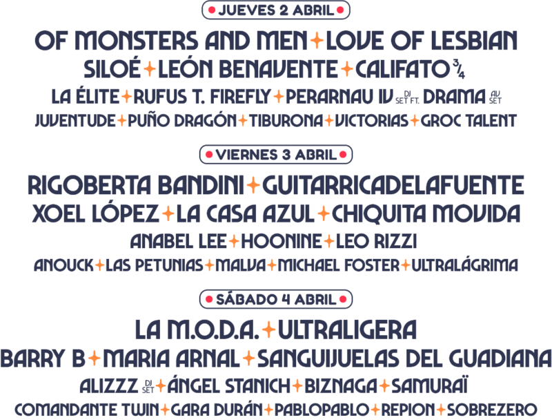 El cartel de SanSan festival